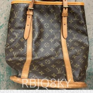 Vintage Louis Vuitton Monogram Brown Tote Bag